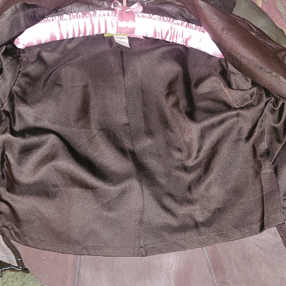Gorgeous Unique Butter Soft Lamb Leather Jacket M - Picture 4 of 9